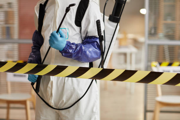 Professional Blood Cleanup technician working in Fairfield, IA
